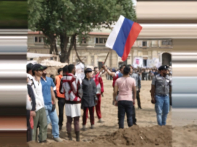 Nigerian Authorities Detain Tailors for Crafting Russian Flags Amid Anti-Government Protests