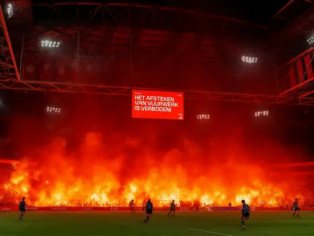 Ajax vs Groningen Match Abandoned After Fan Fireworks